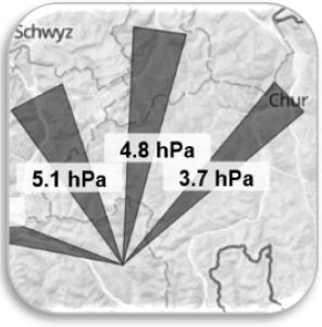 Flugbasis - Druckdifferenz