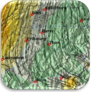 MeteoBlue - Wind 700hPa