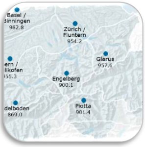 MeteoSchweiz - Aktuelles Wetter